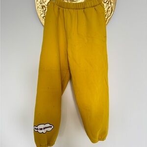Natasha Zinko mustard Wednesday Sweatpants sz S